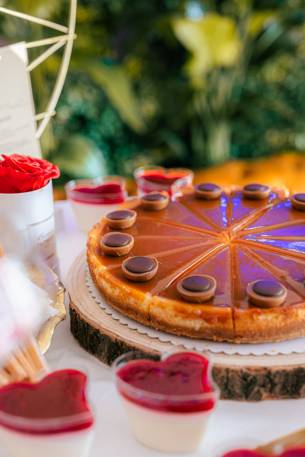 Dessert catering detail
