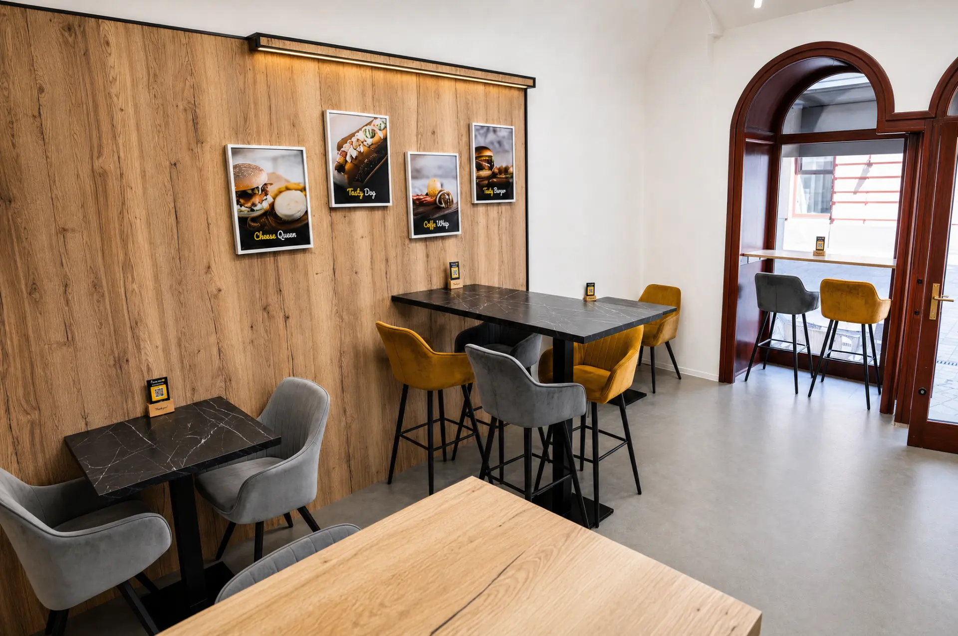 Interiér prevádzky TASTY PARK v Košiciach